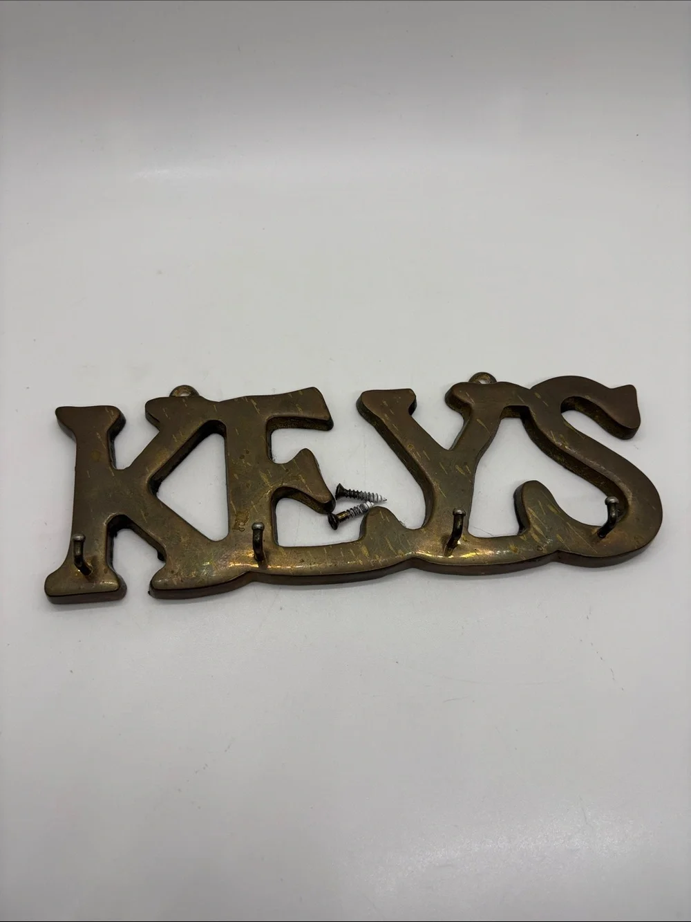 Brass Keys Wall Hook Rack